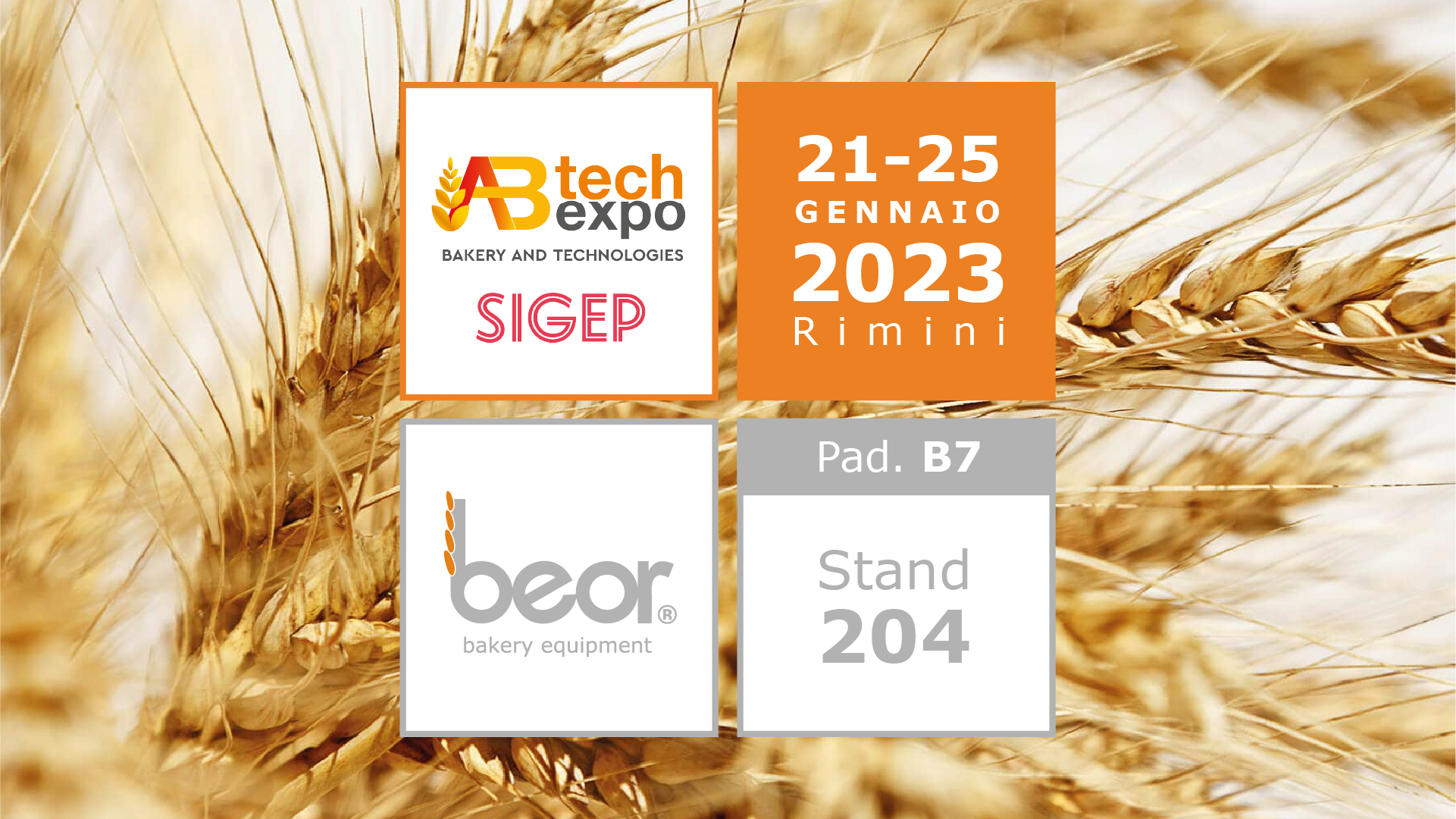 Ab Tech Expo Sigep In Rimini Italia Beor Bakery Equipment